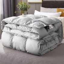 [ ENENT 1+1 3일총알배송 ]리얼 구스이불 솜털 90% 거위털 이불 여름 겨울 이불커버 힐튼 호텔 베게, 200x230cm의두꺼운겨울이불[약10근]