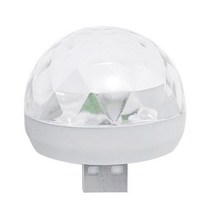 빔 프로젝터 미니 가정용 휴대용 홈 시어터 캠핑 휴대용 usb led 램프 전구 led 디스코 빛 매직 컬러 자동 회전 무대 조명 무대 파티 ktv 네온 램프, 1