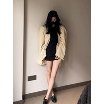 빅사이즈 MM 캐주얼슈트코디 여성 2023 가을 와이드 루즈핏 슬림핏 고퀄리티 감각 양복 정장 상의