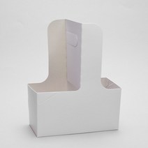 백색 SC마닐라 2구 종이캐리어 200매, 1박스 (200매)