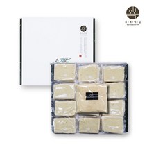 오복떡집 인절미 현미인절미 현미떡 찹쌀인절미 콩고물 콩가루 국산현미찹쌀 신안천일염 개별포장떡 떡선물세트, 100g x 24개