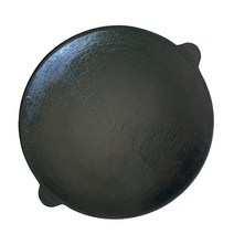 전통방식 주물주조 캠핑 무쇠 그리들 전골팬 국내산, 02_길들인 전골팬(중)33cm