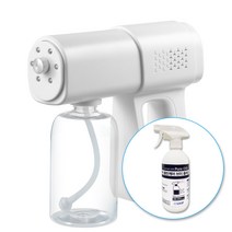 [살균소독제 500ML 증정] 방역소독기 무선 방역기 소독 연무기 분무기 충전식 가정용, 1. 기기 + 소독제 500ML