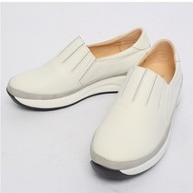 사계절 예쁘고 발편한 기능성 데일리 밴딩 키높이 통굽 소가죽 명품 워킹 슬립온