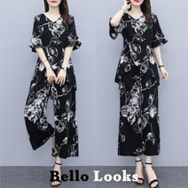 [벨로룩스] 블랙플라워 상하세트