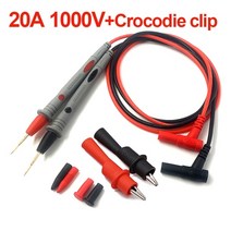 멀티미터 테스트 리드 케이블 AC DC 1000V 20A 10A CAT III 펜 측정기, 1000V 20AAC 포함