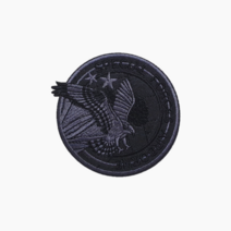 뭉치 SPECIAL FORCES EAGLE 자수와펜, 02) 블랙(BLACK) 자수와펜/패치