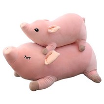소파 돼지 쿠션 인형뽀글이 아기자기 베개 선물 모찌 공룡 생일선물 강아지인형 인형 캐릭터 쿠션, 옵션02, 55cm