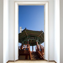 바보사랑 현관문시트지 한국명소 겨울 강원도 영금정 01.수풀, 에어프리