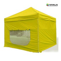 [네파] [한국캐노피]고급형 캐노피 스틸 텐트 32mm 풀세트(1.5M x 1.5M)/스틸, 벽면:투명벽면, 벽면:투명벽면