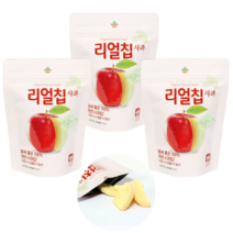 [사과칩*3개입] 국내산 동결건조 말린과일칩 건과일 어린이간식 아기과자 15g 아이용 리얼칩