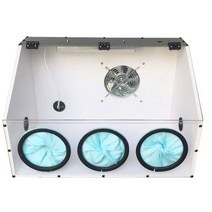 방진상자 연마 역삭 클린 미니 작업대 탁상용 케이스, 방진상자(펜 제외) 350x580x350mm