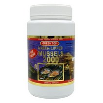 뉴질랜드 그린탑 초록홍합 2000MG 300캡슐 그린머슬 초록잎홍합영양제 효능, 100캡슐
