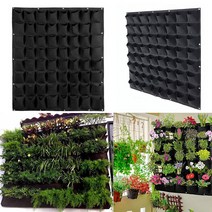 걸이화분 벽화분 수직정원 64포켓 행잉플랜트화분 플랜트월 실내정원