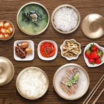 TIK484856lu77놋그릇세트 아기 1인 궁중 유기그릇 놋쇠 반상기 밥공기 방짜 예단 빅상품lu, 옥식기1인
