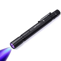 INFRAY Pen Flashlight Black Light Zoomable Small 395nm Blacklight Detector for Dog Urine Dry Stai, 1, One Color