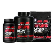 머슬테크 니트로테크 100% 웨이 골드 더블리치초콜렛 분리유청단백질 bcaa cGMP, 1개, 921g