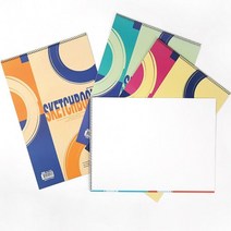 아트앤디자인 S1031 학생스케치북 180g 4절 6장, 도도@ 본상품선택