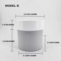 가정용금고 철꽃 냄비 숨겨진 안전 비밀 전환 구획 잠금 상자 숨기기 저장 돈 키 보석 컨테이너, [04] Model B-white