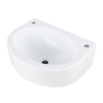 라바티오바스 무타공 부착식 플라스틱 간이 미니세면대 세트 4534, 1세트