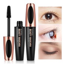 번지지않는마스카라 워터프루프 롱래쉬 컬러 볼륨 속눈썹픽서 4d 실크 섬유 방수 rimmel effet faux cils rimel macara alarga crecimiento, b, 1개
