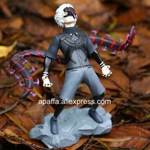 Anime Tokyo Ghoul Figure Kaneki Ken Touka Kirishima PVC 액션 피규어 Kaneki Ken Awakening 입상 Dark Jin Muya, 15cm 상자 없음
