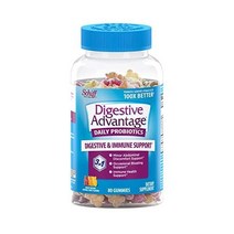 Digestive Advantage 다이제스티브 어드밴티지 유산균 프로바이오틱 80구미, Probiotic Gummies for adults