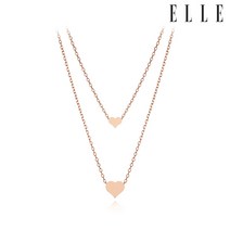 [엘르주얼리] 레이어드 하트 목걸이 ELBRNN183