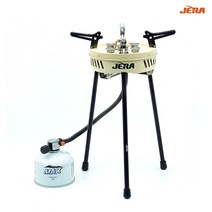 JERA 강염 캠핑 버너 5구 고화력 메인스토브 등산 백패킹 낚시 가스 호스 버너, 04.메인스토브 크림 한정판(다리포함)