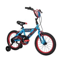 Huffy 허피 마블 스파이더맨 어린이용 자전거 퀵 커넥트 조립 웹 명판 및 보조 휠 16