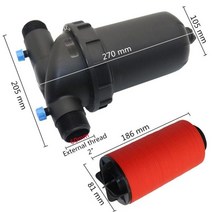 관수자재 농사용여과기 지하수연수기 지하수정수기 농수관 지하수필터 농업용 여과기 농업용여과기 하우스농자재 관수 자재 1.25인치 1.5인치 2인치 라미네이션 필터 농업 물 37, 자주색