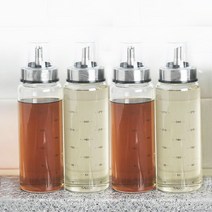 리빙에이지 내열유리 오일병 양념통 4개 SET, 300ml