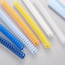 제본링 스프링철 링제본 바인더링 플라스틱링, 보라