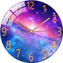 77 Eternity 벽걸이전자시계 유럽식 정밀 내구성 벽시계, 은하수