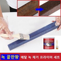 메탈 녹제거제 메탈 녹 제거 프라이머 세트 녹제거제 + 브러쉬 세트 100g 1P/2P/3P, 100g*1