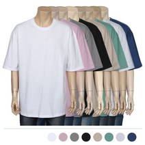 바른 라운드 반팔 티셔츠