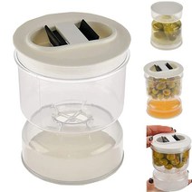 저장항아리 옹기 도자기 장독대 숨 야채 디스펜서 건식 분리 용기 Kimchi Jar 가정용 주방 캔 탱크 발효 투