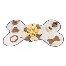 louscipets 강아지노즈워크 강아지 용품 중형 디럭스, 옐로우계열, 패브릭, 95*55cm