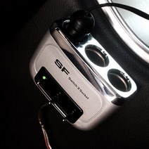 개별 스위치 시거잭 3구 소켓 차량용 멀티소켓 12V 24V 멀티잭 충전기, 블랙