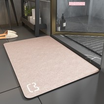 욕실 수세 지면 매트 방지 화장실 현관 발 매트 카페트종류, 1개, 카페색