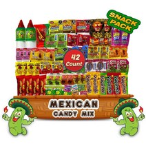 36 Count (Pack of 1) LookOn Mexican Candy (42 Count) Assortment - Mexican Candies Snacks - Dulce Me, 1
