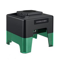 레이저각인기 조각기 마킹기 DoubleNew 미니 휴대용 DIY 블루투스 개 태그 종이 가죽 나무 플라스틱 로고 CNC 페인트, 2.EU - XN001 black