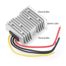 강압기 DC 12V-DC 24V 10A 240W 비절연 스텝 업 컨버터 부스트 모듈 전압 조정기 방수 IP68 가변 전원 공, 한개옵션0