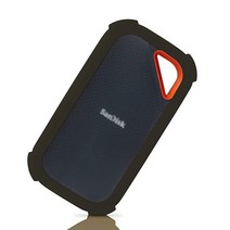 샌디스크 익스트림 프로 휴대용 SSD V2 케이스와 호환 그린 소프트 실리콘 프로텍터 야광 - LEFXMOPHY, Luminous Green