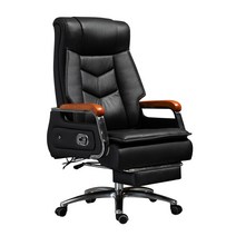 사장 임원 회장 의자 사무실 고급 소가죽 비즈니스, 브라운마사지+스프링백라텍스+알루미늄합금발