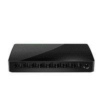 Tenda SG108 Lan 스위치 8 포트 기가비트 네트워크 스위치 LAN 분배기(플러그 앤 플레이 네트워크 스위치 미니 및 라이트 전이중 모드에서 2000MBit/s 관리되지 않음) 검정 -13808, 5포트 데스크탑 스위치 번들
