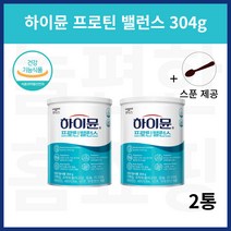 일동후디스 하이뮨 하이문 프로틴 밸런스 장민호 단백질 산양유 분말 음료 304g 2통 600g+하이뮨 스틱 1포