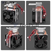 열전기 펠티에 쿨러 반도체 에어컨 냉각 시스템 수족관 수냉용 DC 12V 120W, 한개옵션0