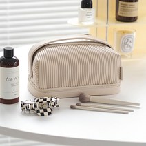 골지 2단 대용량 화장품 메이크업 파우치