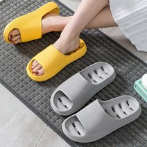 1+1 논슬립 물빠짐 미끄럼방지 욕실화 층간소음방지 실내화 슬리퍼 odda, comf(핑크+블랙)